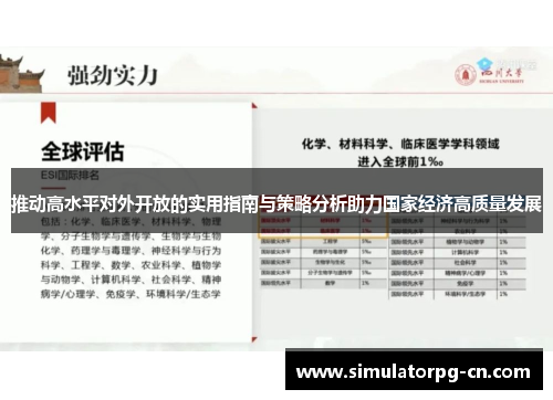 推动高水平对外开放的实用指南与策略分析助力国家经济高质量发展 推动高水平对外开放的实用指南与策略分析助力国家经济高质量发展